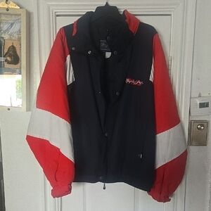 Men's Red and Black Jacket